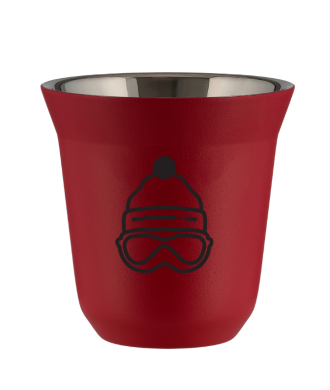Tasse 80 ml ROUGE "Casquette (noir)" Tasse 80 ml ROUGE "Casquette (noir)"