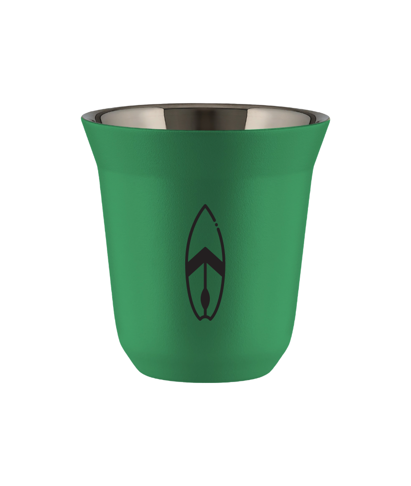Tasse 80 ml VERT "Planche (noir)" Tasse 80 ml VERT "Planche (noir)"