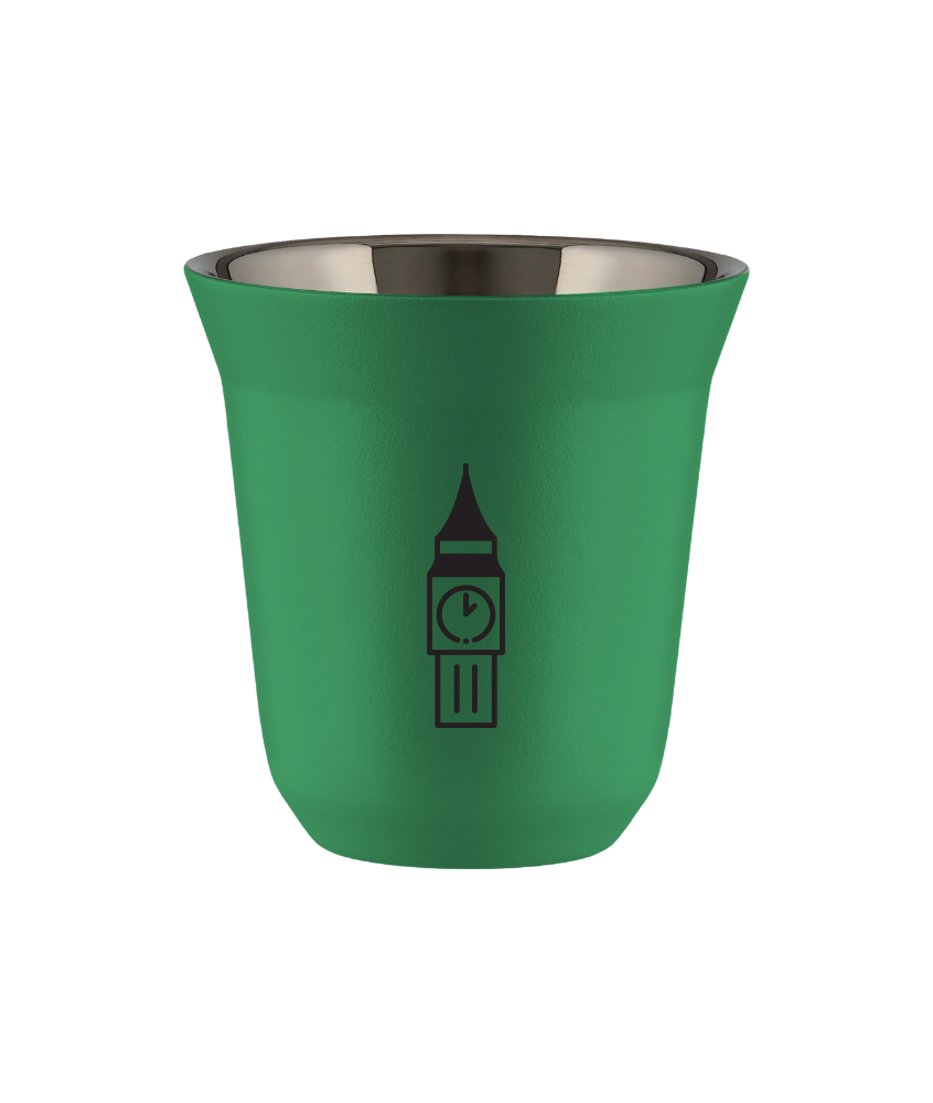 Tasse 80 ml VERT "BIG BEN (noir)" Tasse 80 ml VERT "BIG BEN (noir)"