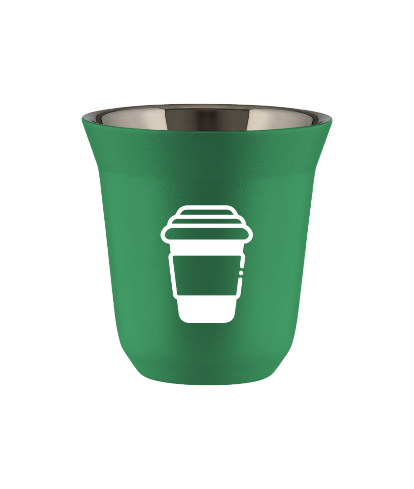 Tasse 80 ml VERT "Tasse (blanc)" Tasse 80 ml VERT "Tasse (blanc)"