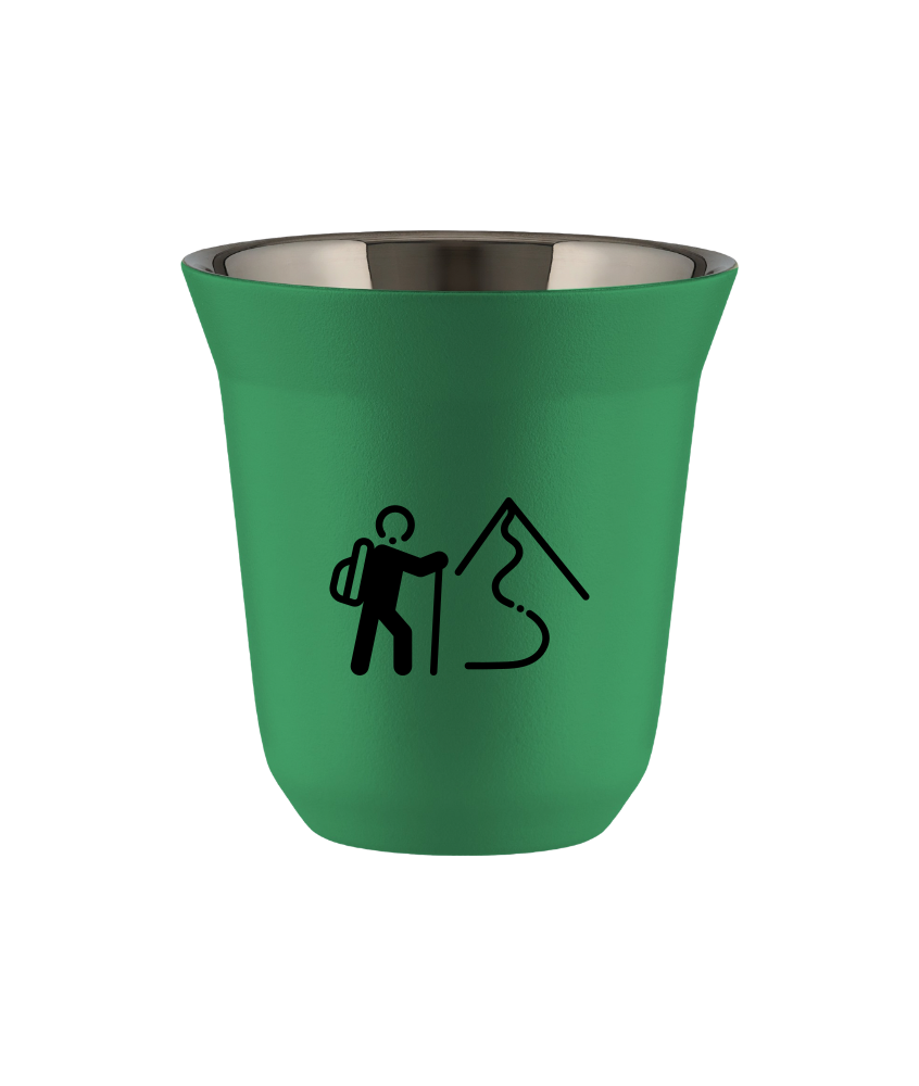 Tasse 80 ml VERT "Escalade 2" Tasse 80 ml VERT "Escalade 2"