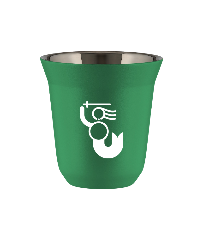 Tasse 150 ml VERT "WARSZAWSKA SYRENKA (blanc)" Tasse 150 ml VERT "WARSZAWSKA SYRENKA (blanc)"
