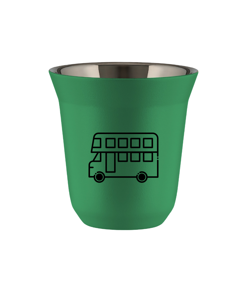 Tasse 150 ml VERT "Bus"