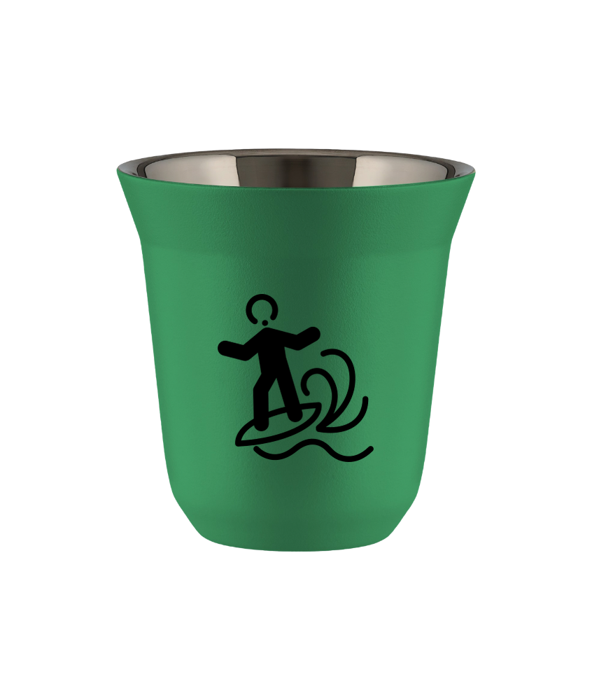 Tasse 150 ml VERT "Planche à voile" Tasse 150 ml VERT "Planche à voile"