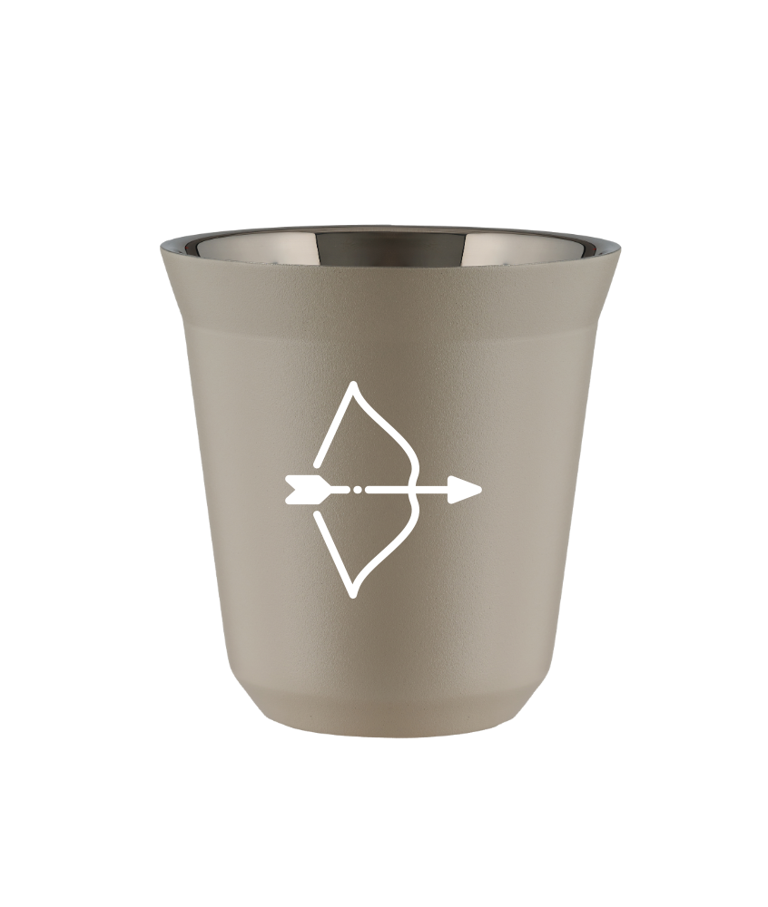 Tasse 150 ml BEIGE "Sagittaire (blanc)" Tasse 150 ml BEIGE "Sagittaire (blanc)"