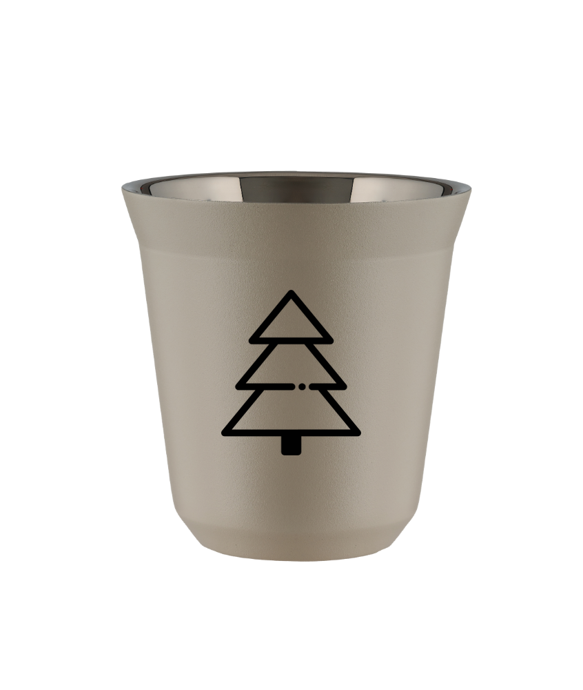 Tasse 150 ml BEIGE "Sapin de Noël" Tasse 150 ml BEIGE "Sapin de Noël"