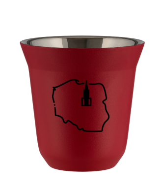 Tasse 80 ml ROUGE "Pologne (noir)" Tasse 80 ml ROUGE "Pologne (noir)"