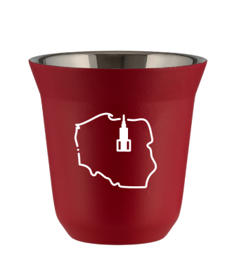 Tasse 80 ml ROUGE "Pologne (blanc)" Tasse 80 ml ROUGE "Pologne (blanc)"