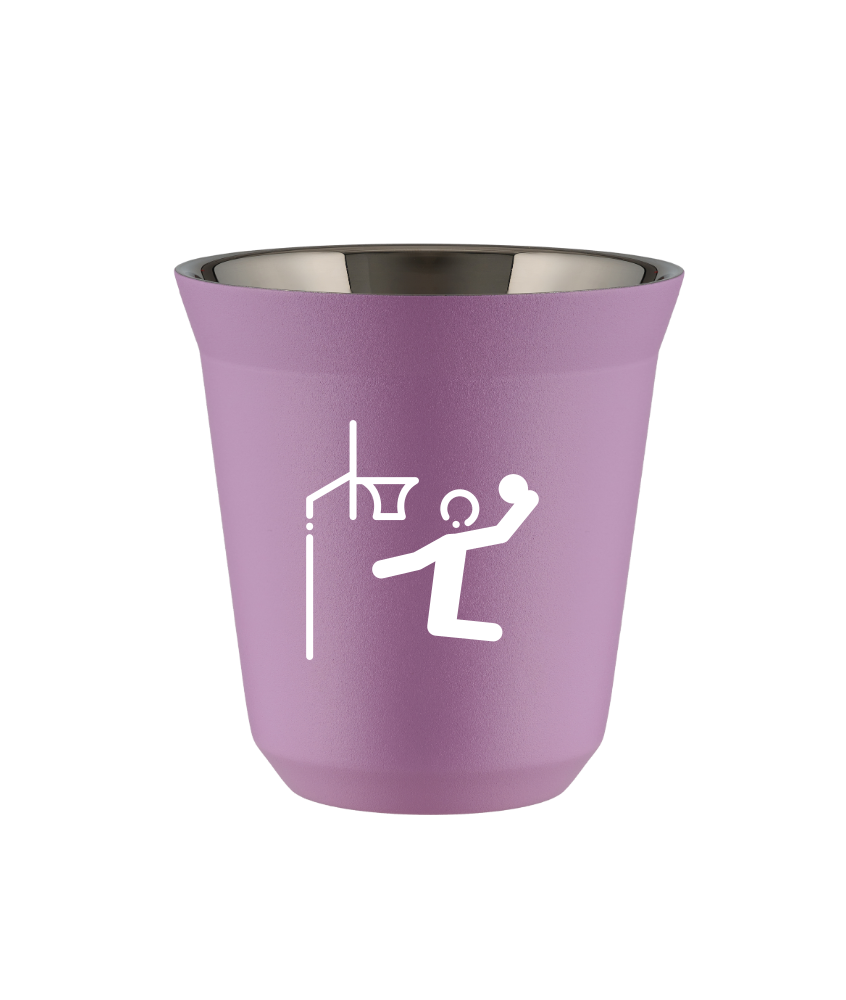 Tasse 150 ml LILAS "Basket-ball (blanc)" Tasse 150 ml LILAS "Basket-ball (blanc)"