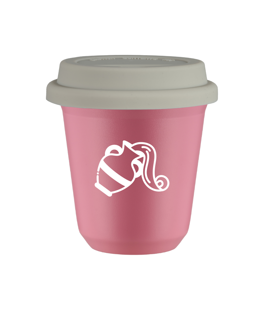 Tasse 150 ml ROSE "Verseau (blanc)", avec couvercle blanc Tasse 150 ml ROSE "Verseau (blanc)", avec couvercle blanc