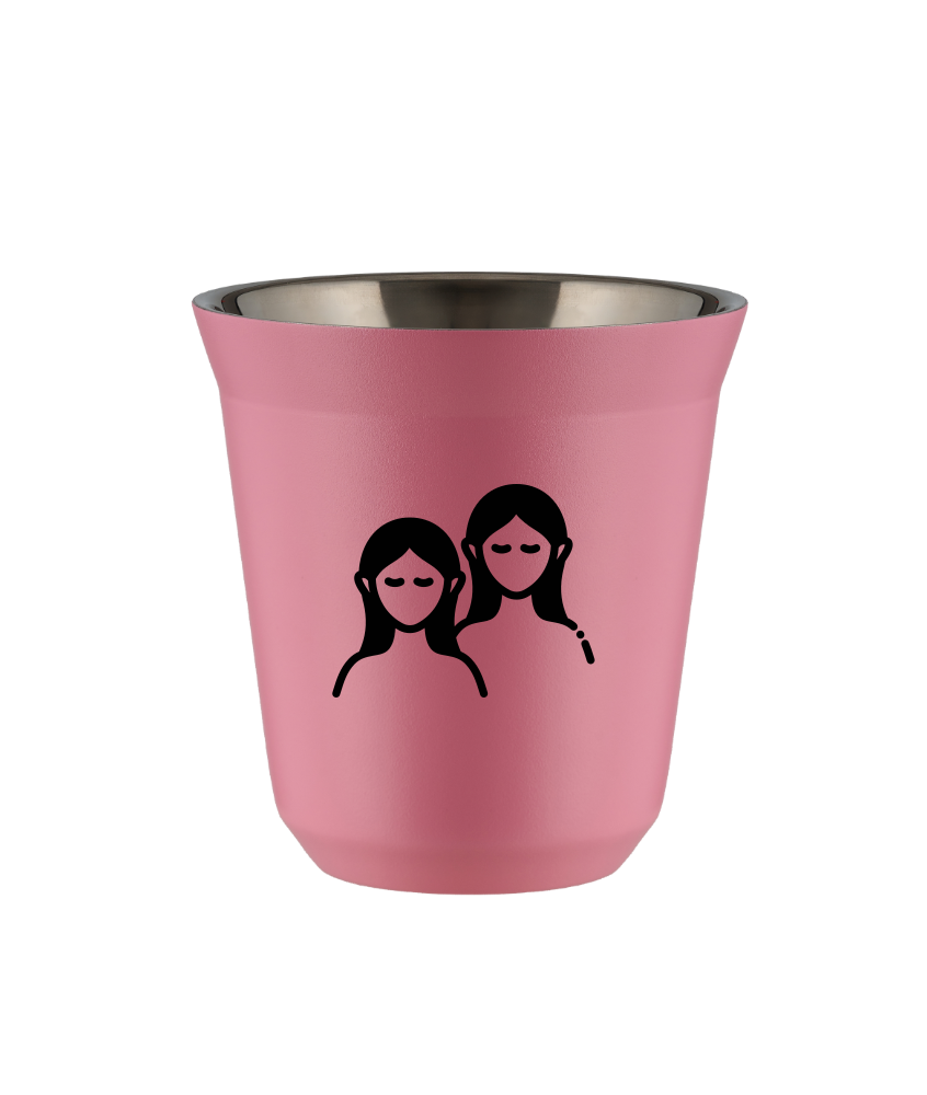 Tasse 150 ml ROSE "Gémeaux" Tasse 150 ml ROSE "Gémeaux"