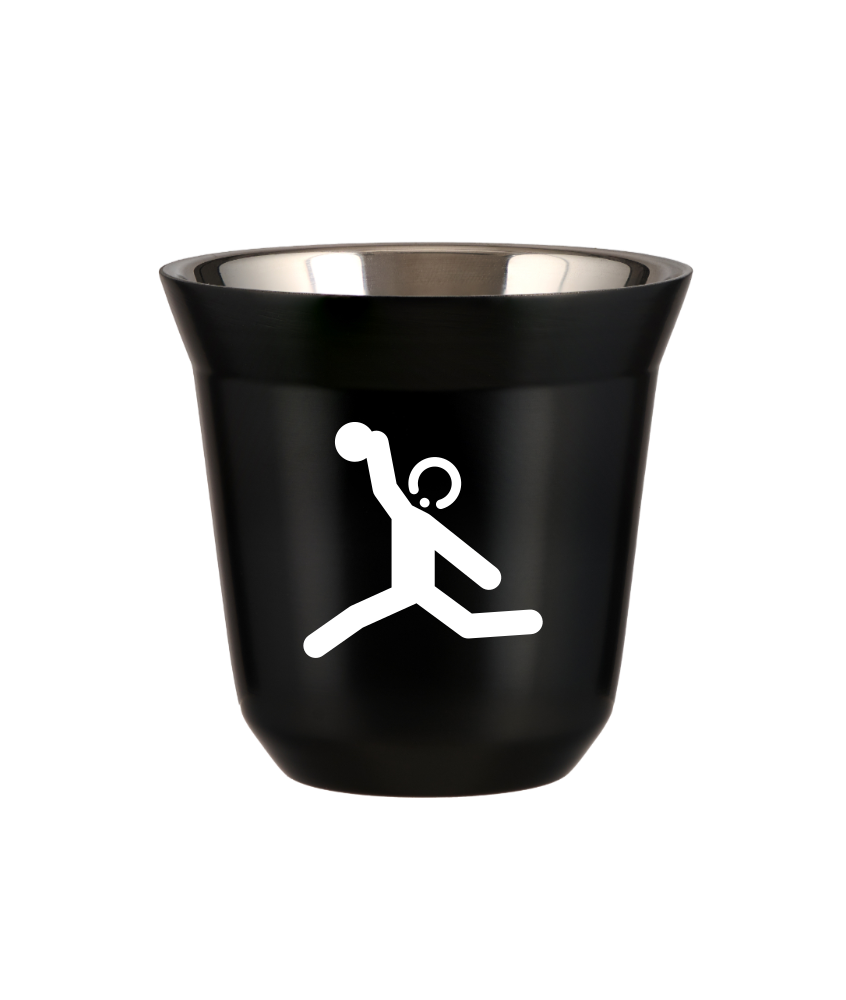 Tasse 240 ml NOIR "Lancer du disque (blanc)" Tasse 240 ml NOIR "Lancer du disque (blanc)"
