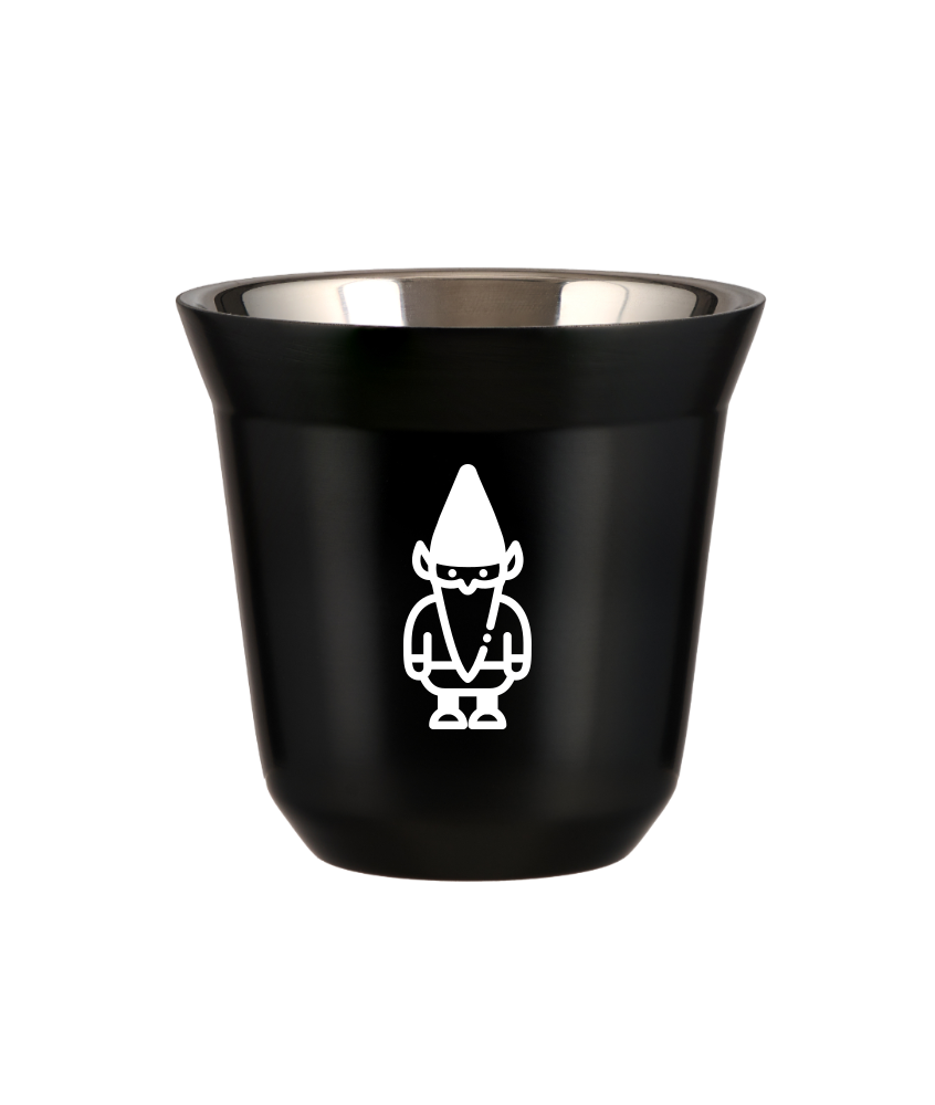 Tasse 240 ml NOIR "Nain 2 (blanc)" Tasse 240 ml NOIR "Nain 2 (blanc)"