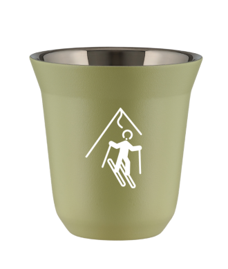 Tasse 80 ml PISTACHE "Ski (blanc)" Tasse 80 ml PISTACHE "Ski (blanc)"