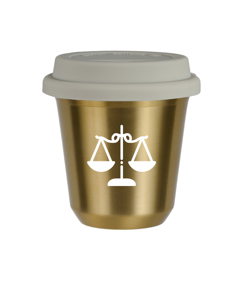 Tasse 240 ml OR "Balance (blanc)", avec couvercle blanc Tasse 240 ml OR "Balance (blanc)", avec couvercle blanc