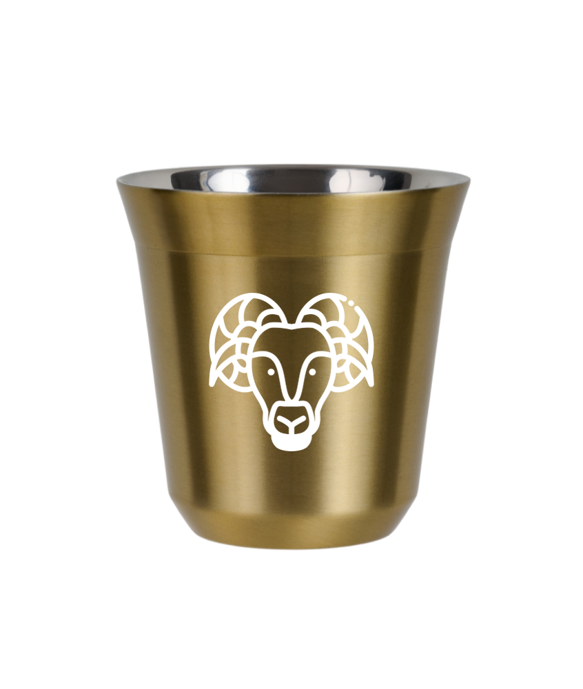 Tasse 240 ml OR "Bélier (blanc)"