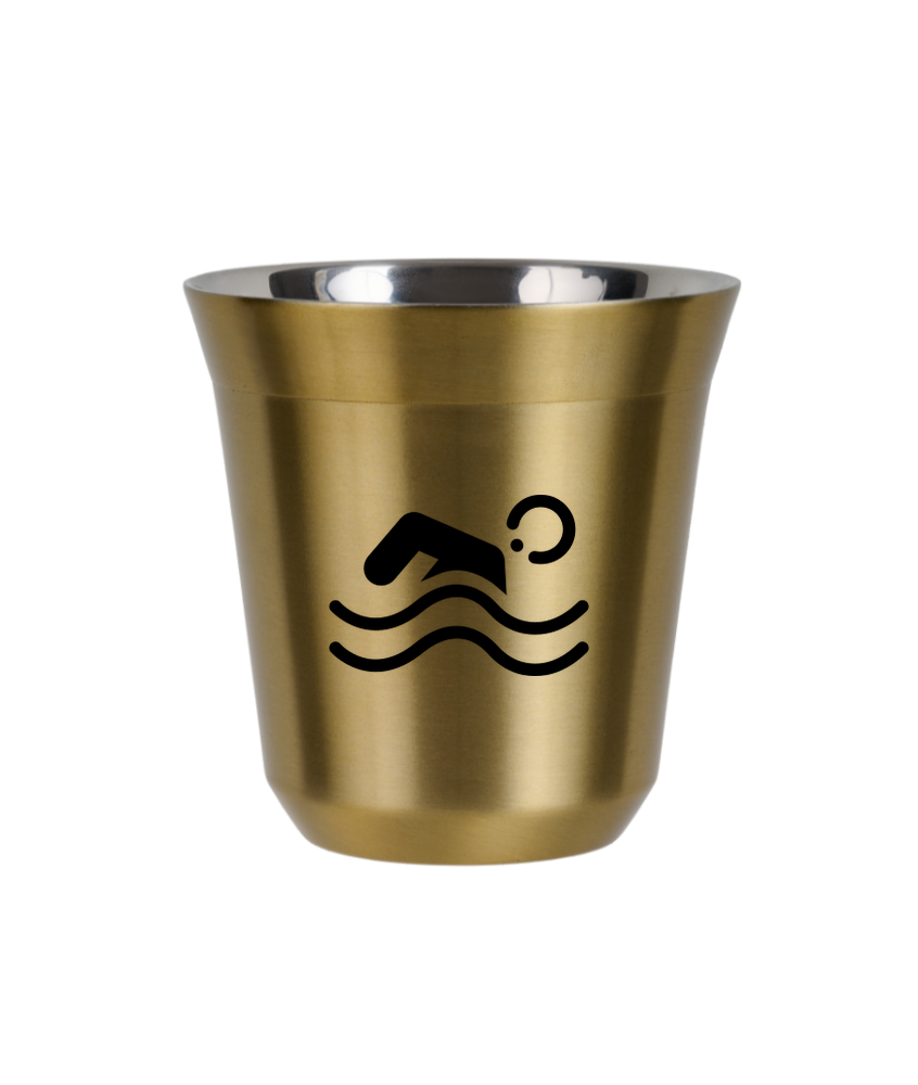 Tasse 240 ml OR "Natation (noir)" Tasse 240 ml OR "Natation (noir)"