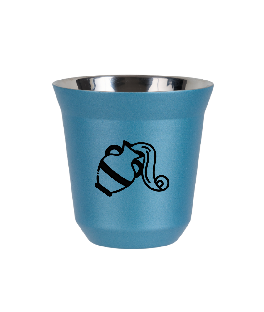 Tasse 240 ml BLEU CLAIR MÉTALLIQUE "Verseau" Tasse 240 ml BLEU CLAIR MÉTALLIQUE "Verseau"