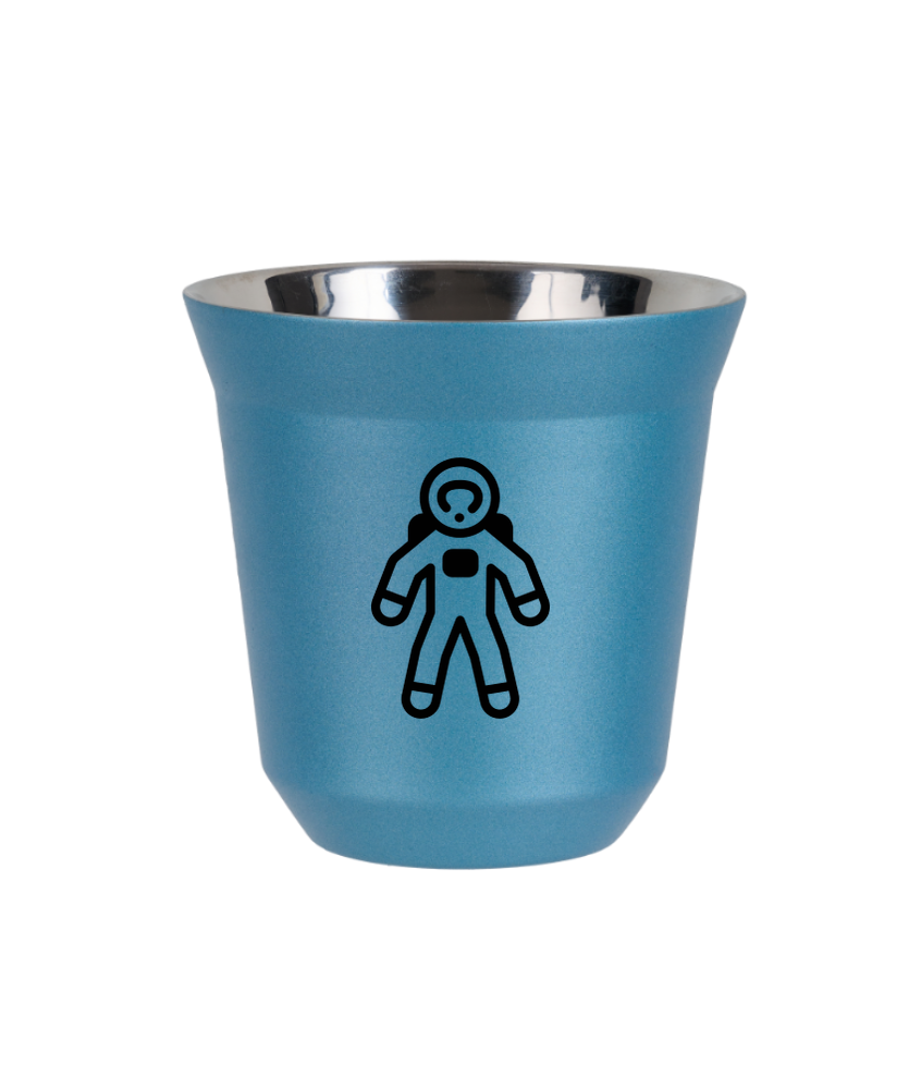 Tasse 240 ml BLEU CLAIR MÉTALLIQUE "Astronaute" Tasse 240 ml BLEU CLAIR MÉTALLIQUE "Astronaute"