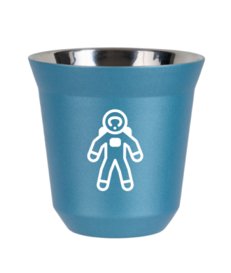 Tasse 240 ml BLEU CLAIR MÉTALLIQUE "Astronaute (blanc)" Tasse 240 ml BLEU CLAIR MÉTALLIQUE "Astronaute (blanc)"