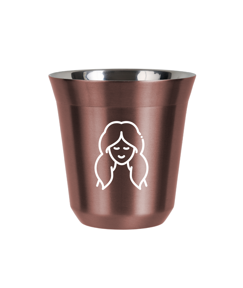 Tasse 240 ml OR ROSE "Vierge (blanc)"