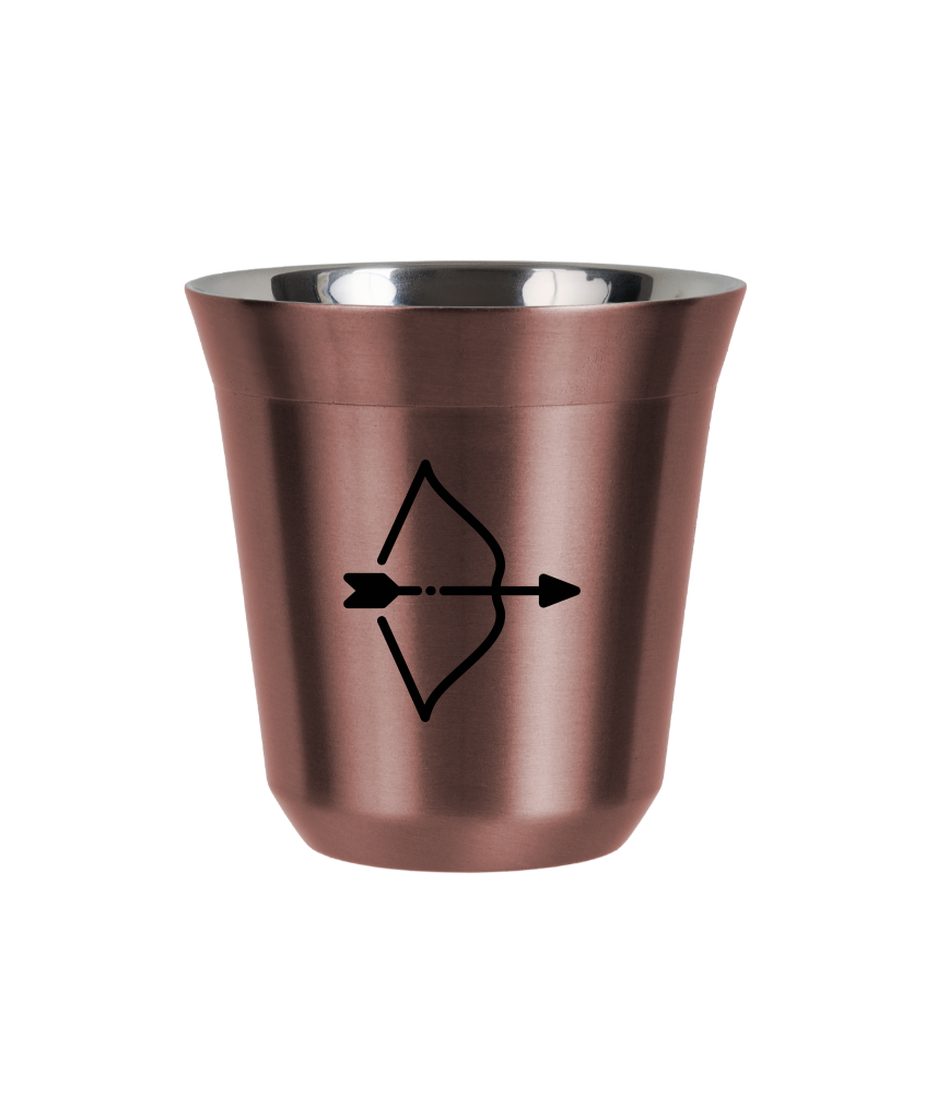 Tasse 240 ml OR ROSE "Sagittaire (noir)" Tasse 240 ml OR ROSE "Sagittaire (noir)"