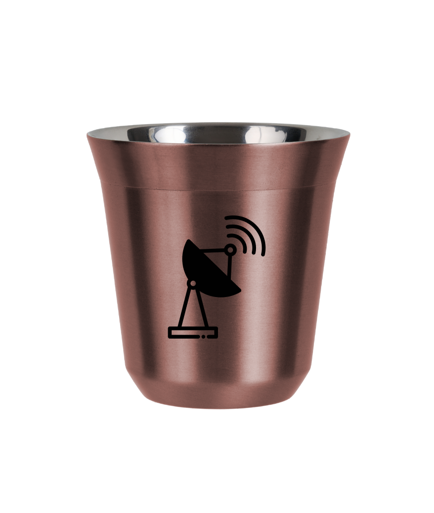 Tasse 240 ml OR ROSE "Antenne"