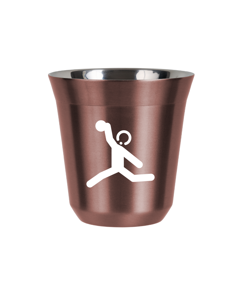 Tasse 240 ml OR ROSE "Lancer du disque (blanc)" Tasse 240 ml OR ROSE "Lancer du disque (blanc)"