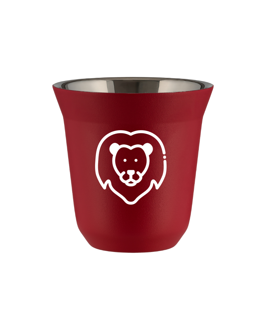 Tasse 240 ml ROUGE "Lion (blanc)" Tasse 240 ml ROUGE "Lion (blanc)"