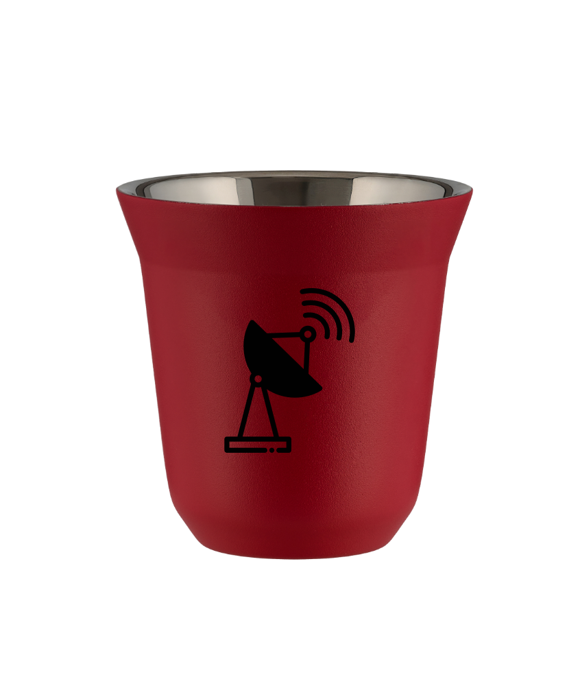Tasse 240 ml ROUGE "Antenne" Tasse 240 ml ROUGE "Antenne"