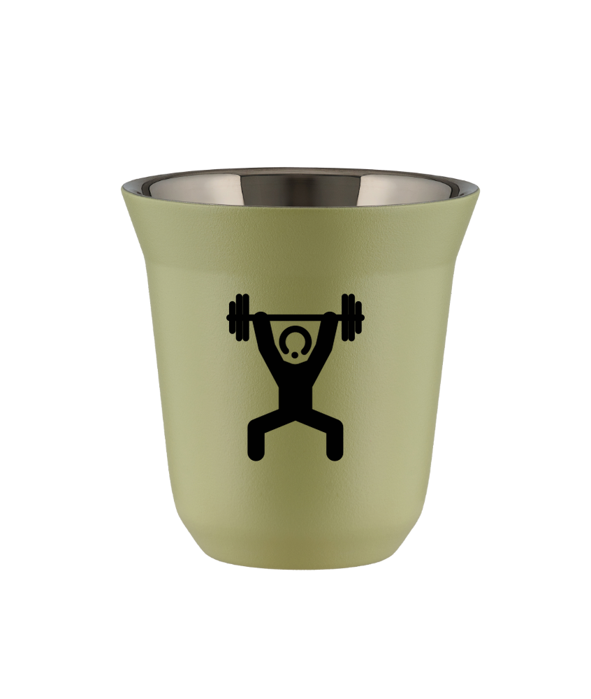 Tasse 240 ml PISTACHE "Homme fort 1 (noir)" Tasse 240 ml PISTACHE "Homme fort 1 (noir)"