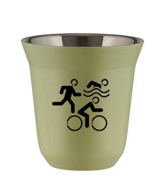 Tasse 80 ml PISTACHE "Sports" Tasse 80 ml PISTACHE "Sports"