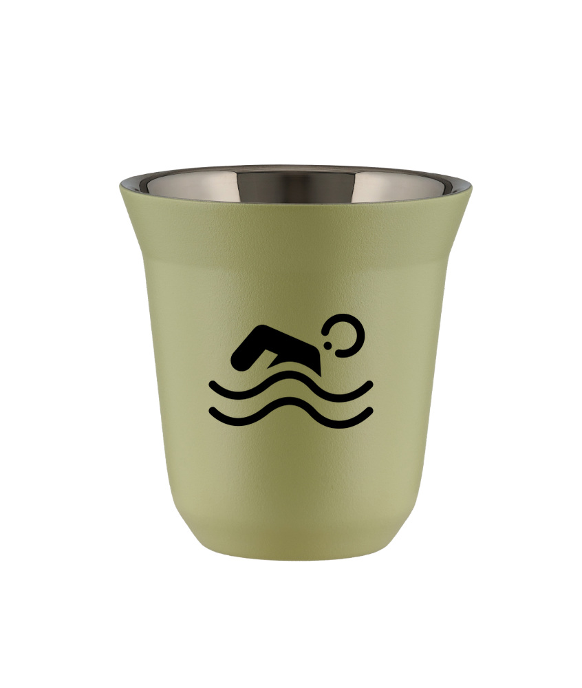Tasse 240 ml PISTACHE "Natation" Tasse 240 ml PISTACHE "Natation"
