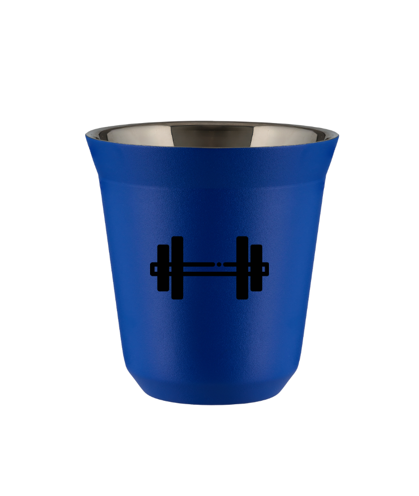 Tasse 240 ml BLEU "Haltère"