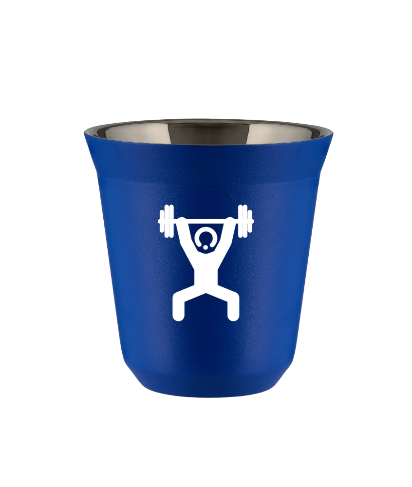 Tasse 240 ml BLEU "Homme fort 1 (blanc)" Tasse 240 ml BLEU "Homme fort 1 (blanc)"