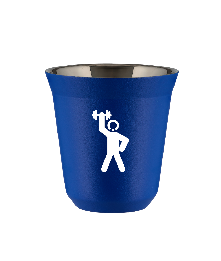 Tasse 240 ml BLEU "Homme fort 2 (blanc)" Tasse 240 ml BLEU "Homme fort 2 (blanc)"