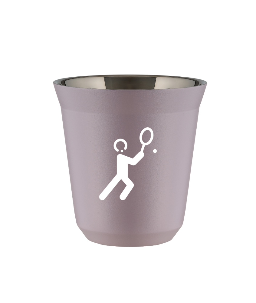 Tasse 240 ml LAVANDE "Tennis 1 (blanc)" Tasse 240 ml LAVANDE "Tennis 1 (blanc)"