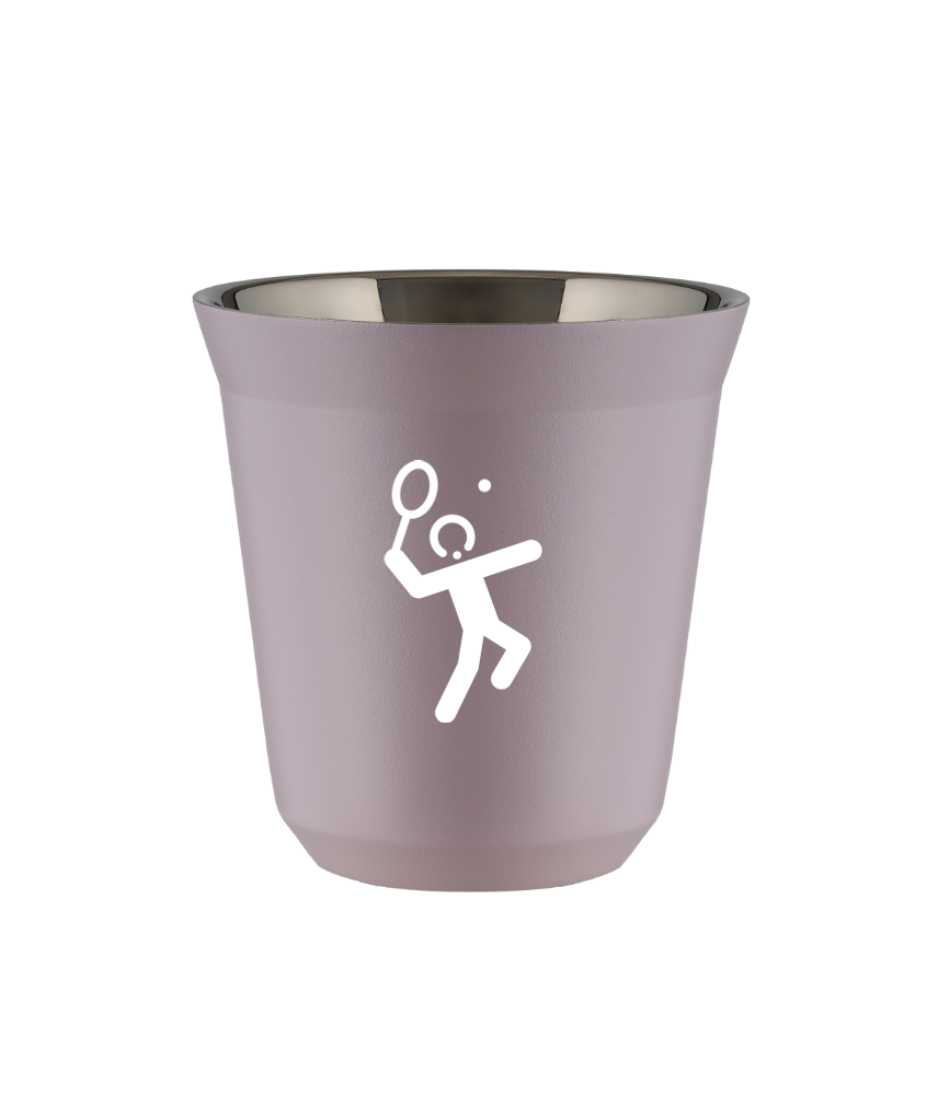 Tasse 240 ml LAVANDE "Tennis 2 (blanc)" Tasse 240 ml LAVANDE "Tennis 2 (blanc)"