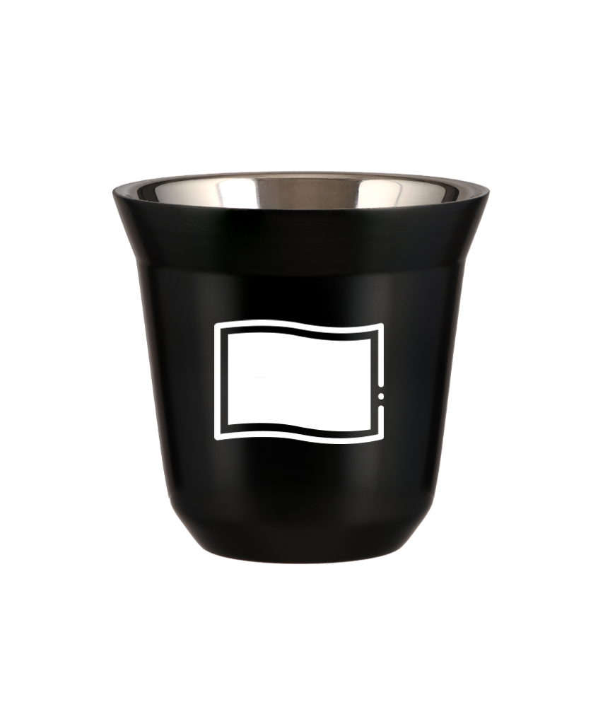 Tasse 240 ml NOIR "Drapeau polonais (blanc)" Tasse 240 ml NOIR "Drapeau polonais (blanc)"
