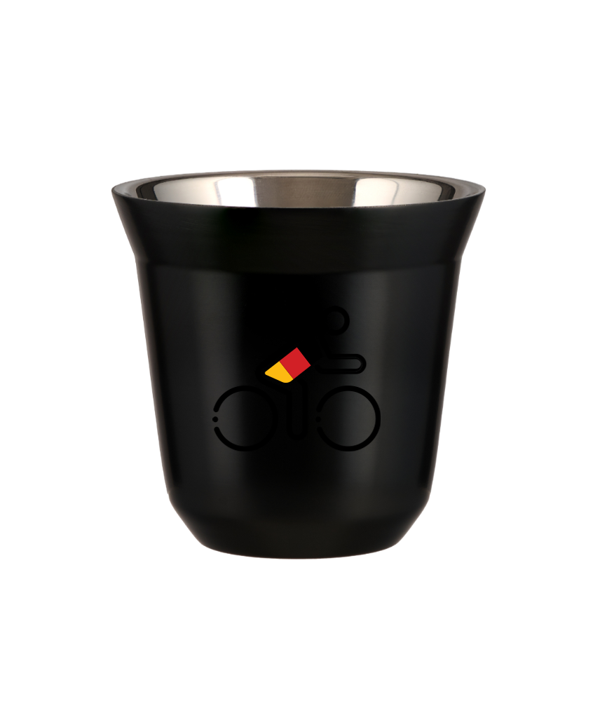 Tasse 240 ml NOIR "Cycliste aux couleurs allemandes"