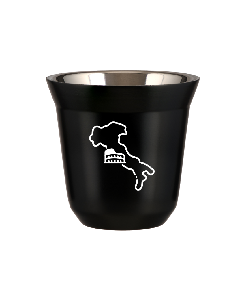 Tasse 240 ml NOIR "Italie (blanc)" Tasse 240 ml NOIR "Italie (blanc)"