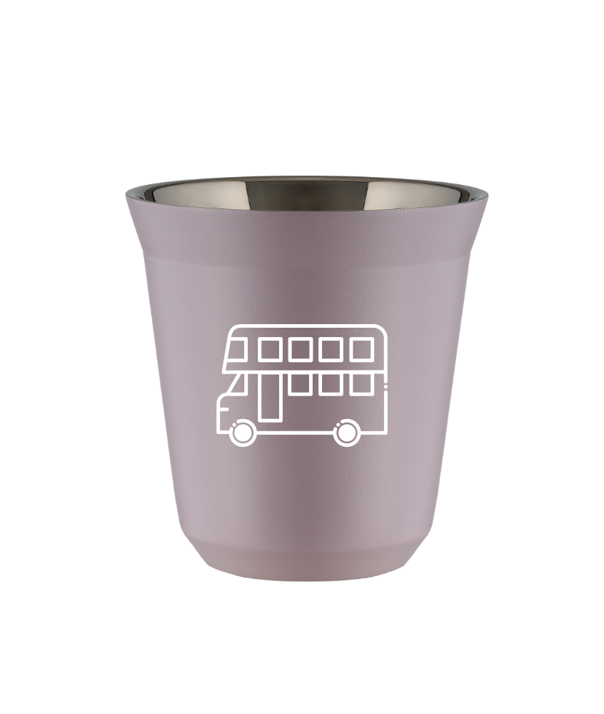 Tasse 240 ml LAVANDE "Bus (blanc)" Tasse 240 ml LAVANDE "Bus (blanc)"