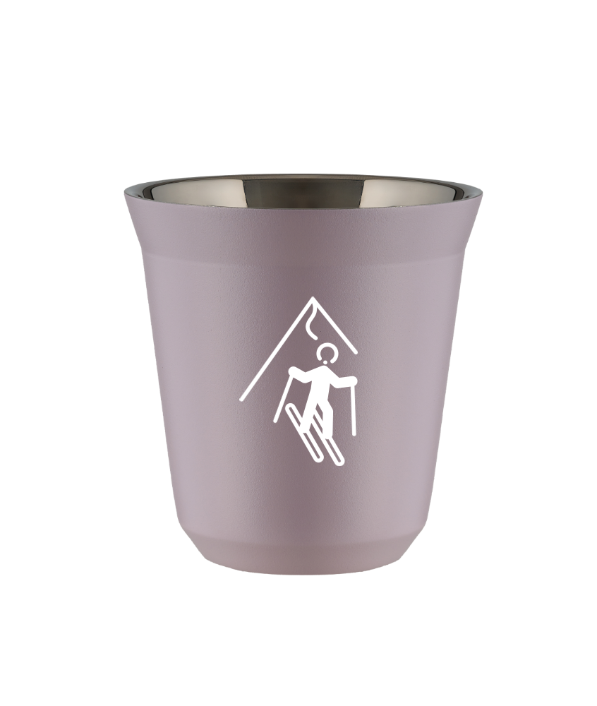 Tasse 240 ml LAVANDE "Ski (blanc)"