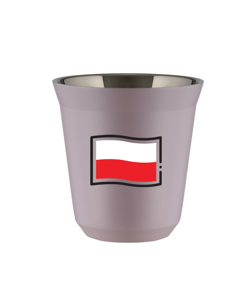 Tasse 240 ml LAVANDE "Drapeau polonais (noir)" Tasse 240 ml LAVANDE "Drapeau polonais (noir)"