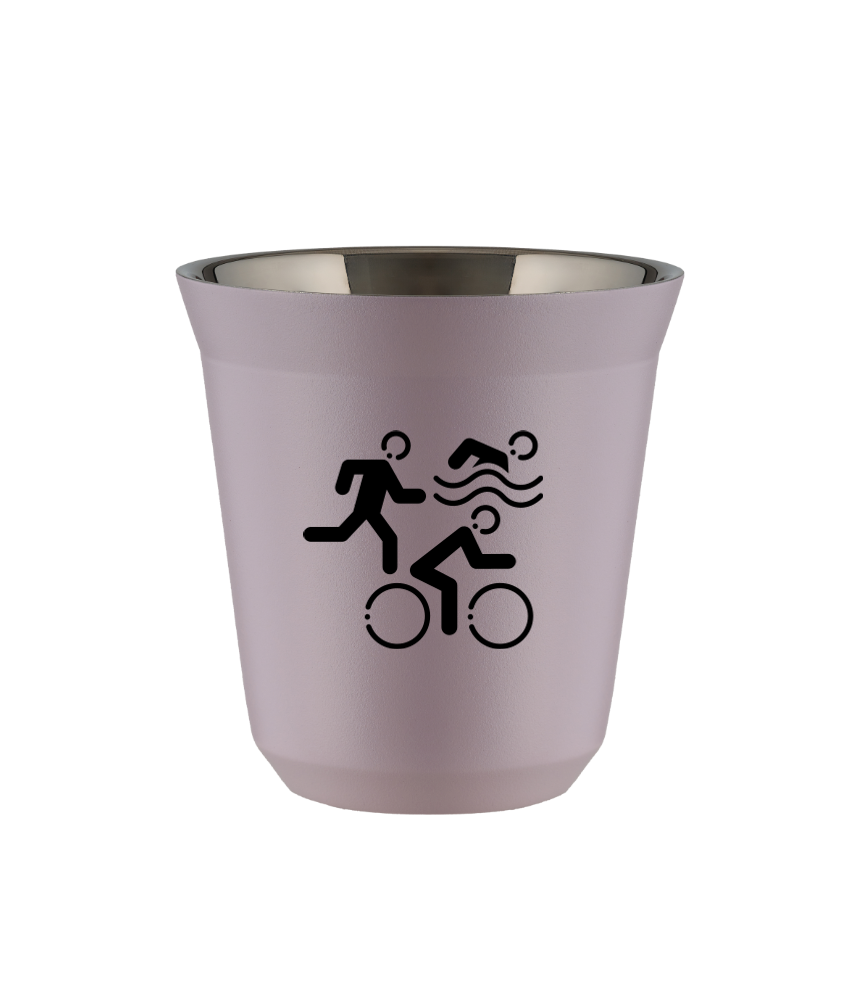 Tasse 240 ml LAVANDE "Sports (noir)"