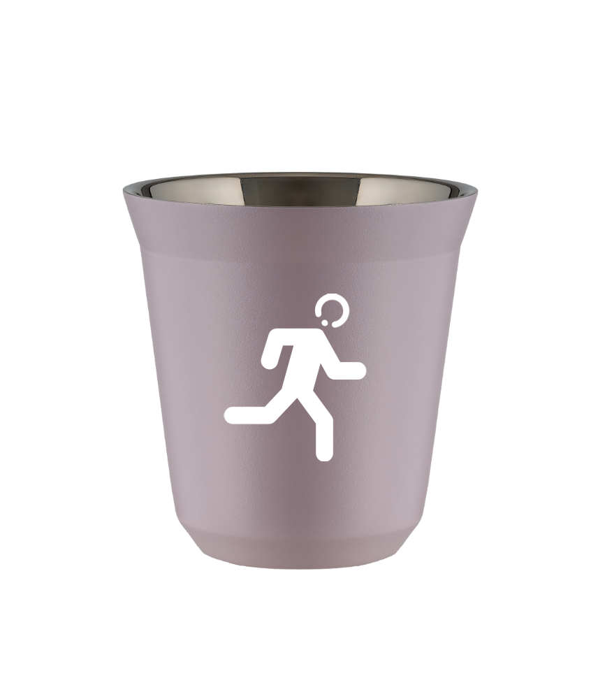 Tasse 240 ml LAVANDE "Coureur (blanc)" Tasse 240 ml LAVANDE "Coureur (blanc)"