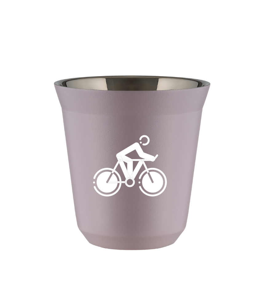 Tasse 240 ml LAVANDE "Cyclisme 2 (blanc)" Tasse 240 ml LAVANDE "Cyclisme 2 (blanc)"