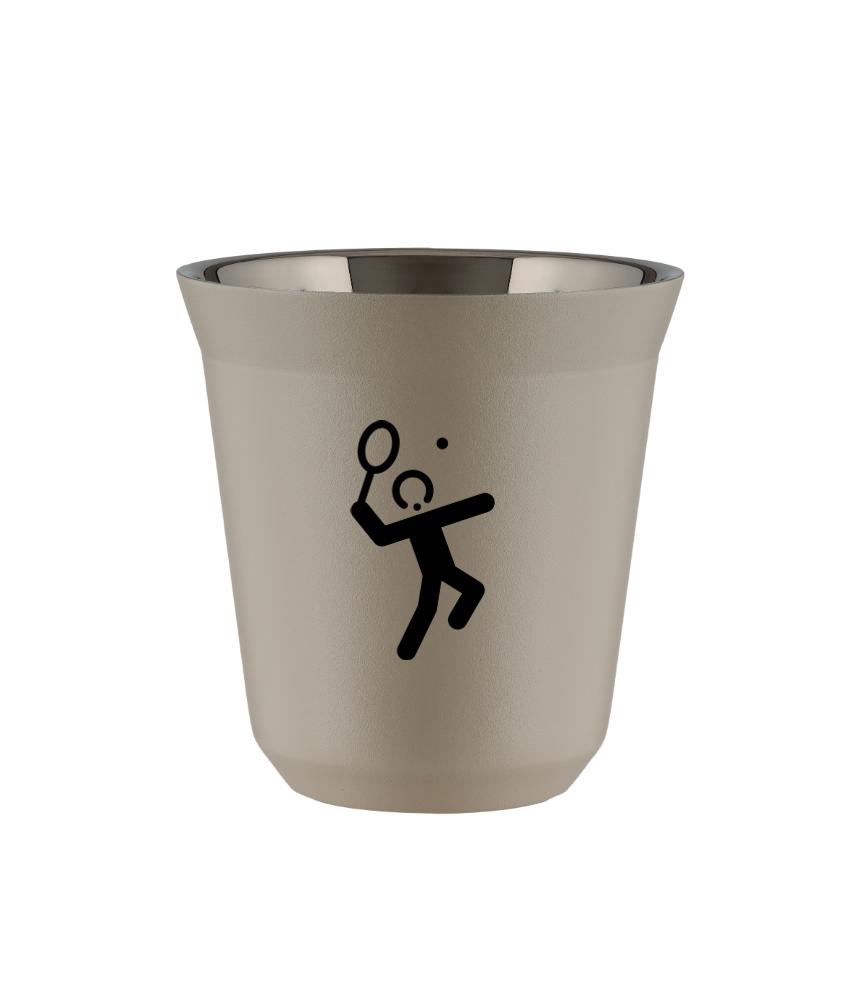 Tasse 240 ml BEIGE "Tennis 2"