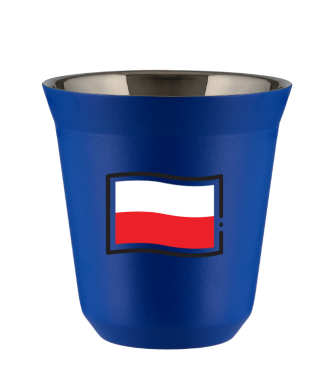 Tasse 80 ml BLEU "Drapeau polonais" Tasse 80 ml BLEU "Drapeau polonais"