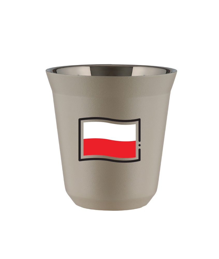 Tasse 240 ml BEIGE "Drapeau polonais" Tasse 240 ml BEIGE "Drapeau polonais"